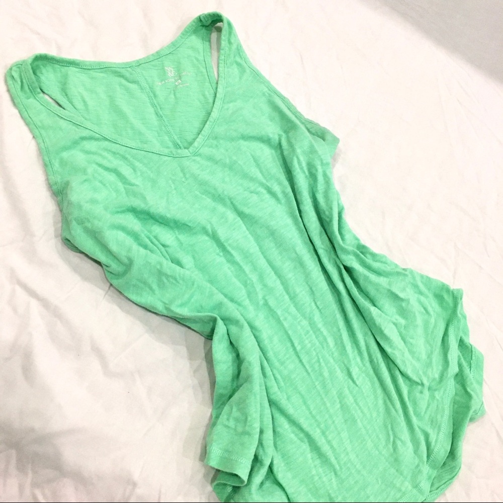 Mint green workout tank
